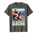 Glacier National Park Grizzly Bear T-Shirt - Minimalist Print Unisex - T-Shirt, Sweatshirt, Hoodie