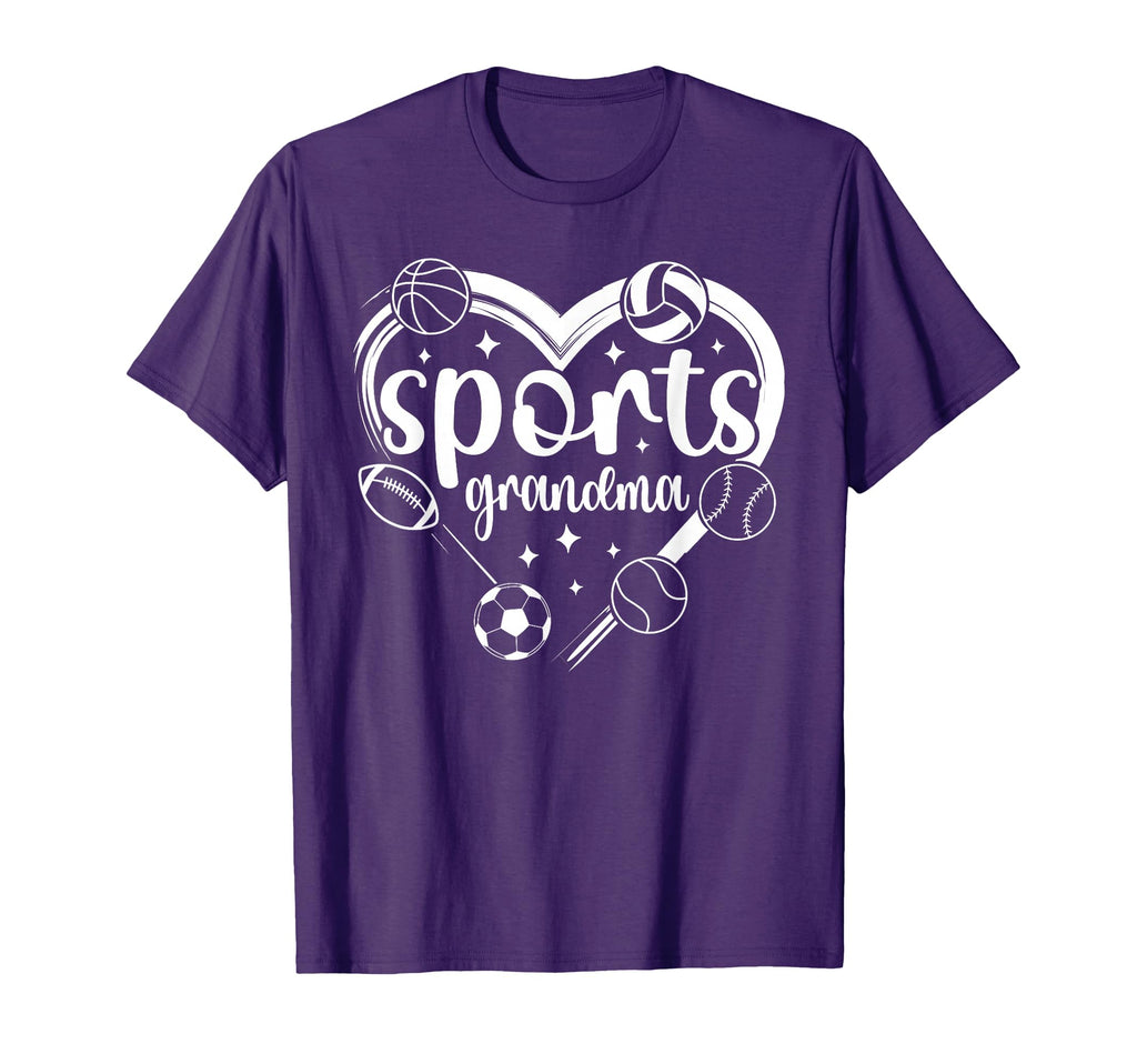 Sports Grandma Proud Sports T-Shirt - Trendy Graphic for Adults - T-Shirt, Sweatshirt, Hoodie