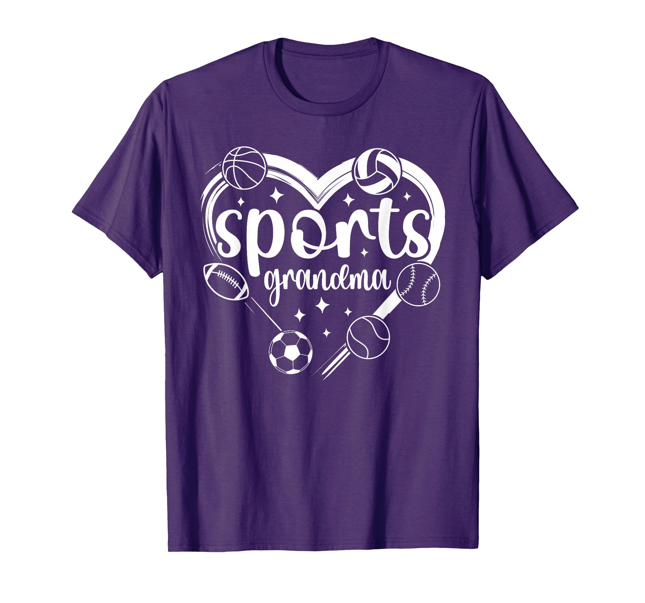 Sports Grandma Proud Sports T-Shirt - Trendy Graphic for Adults - T-Shirt, Sweatshirt, Hoodie