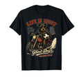 Patterdale Terrier Motorbike Love T-Shirt - Fun Novelty Design for Adults - T-Shirt, Sweatshirt, Hoodie