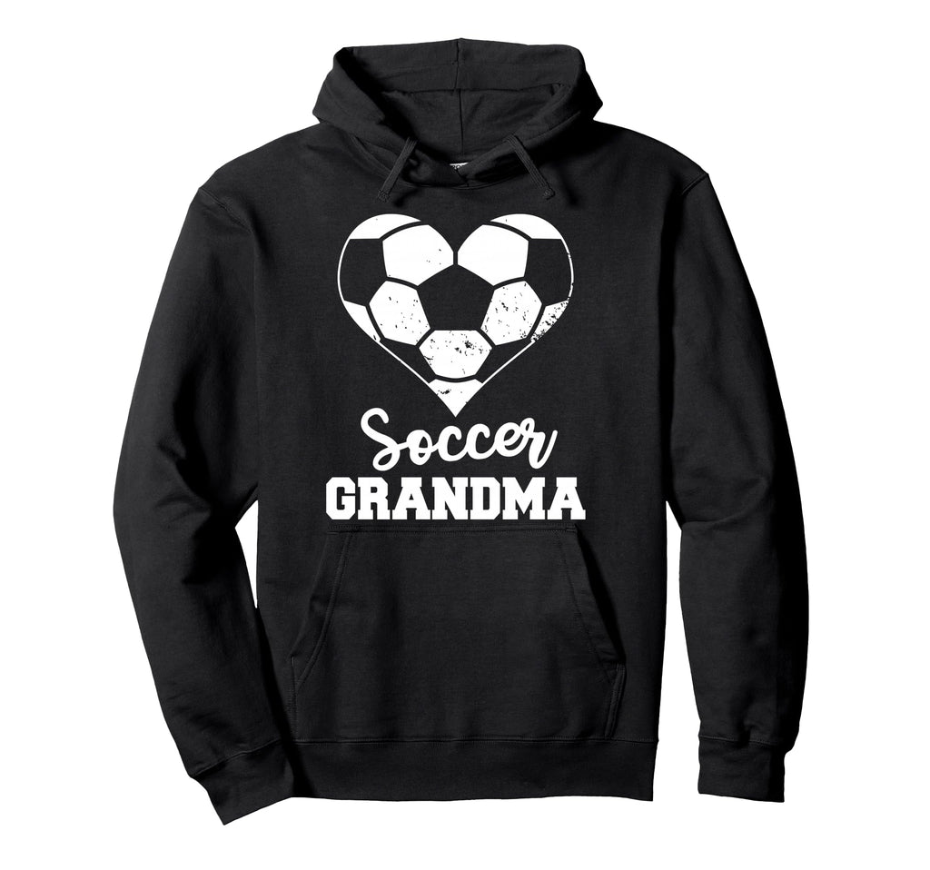 Soccer Grandma Heart Funny Soccer Hoodie - Unique Graphic Men Women - T-Shirt, Sweatshirt, Hoodie