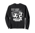 Soccer Mama Hot Mess Always Sweatshirt - Minimalist Print for Adults - T-Shirt, Sweatshirt, Hoodie