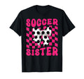 Soccer Sister Coquette Bow Game Day Fun T-Shirt - Trendy Graphic Men Women - T-Shirt, Sweatshirt, Hoodie