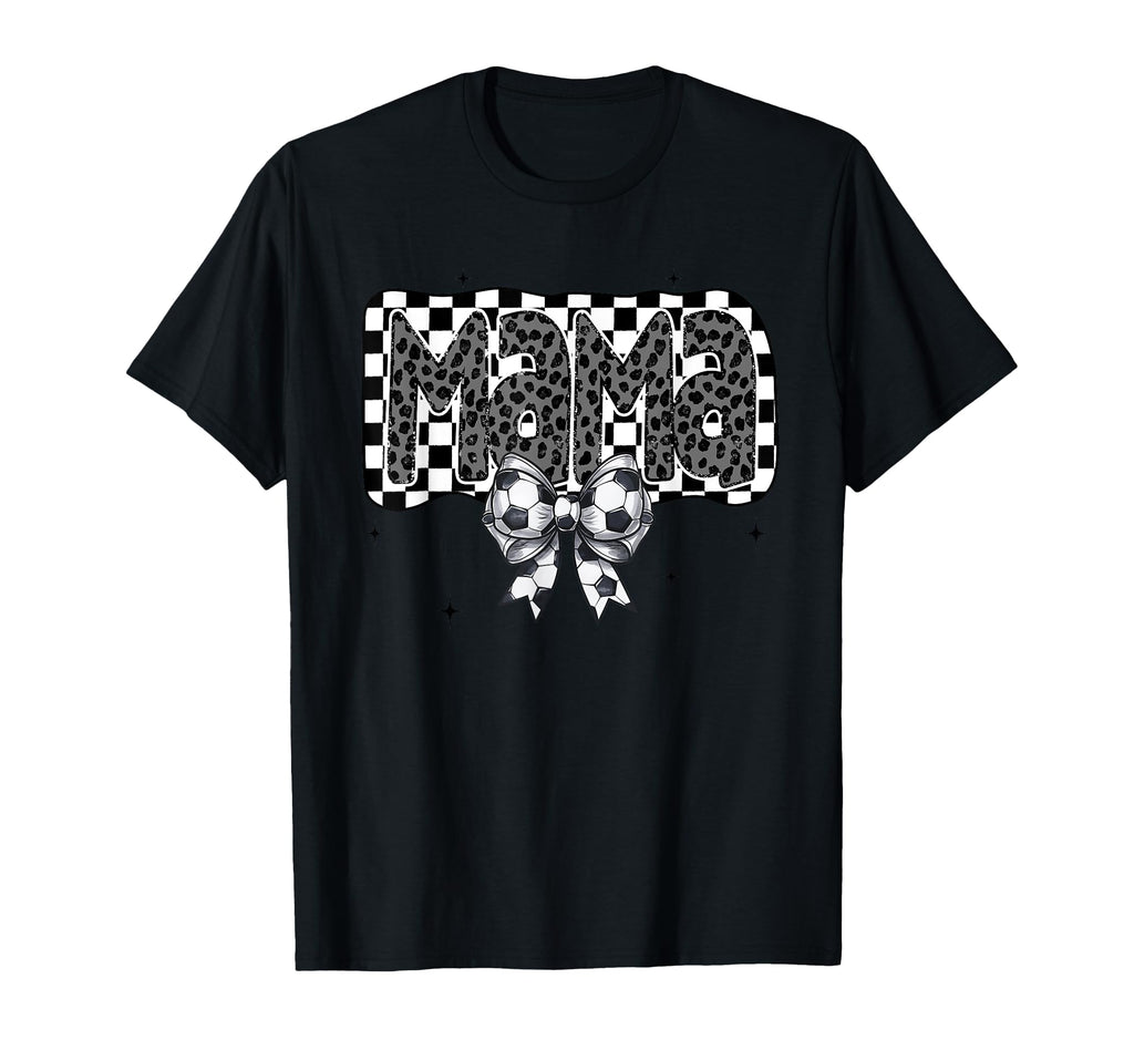 Soccer Mama Coquette Checkered T-Shirt - Streetwear Style for Adults - T-Shirt, Sweatshirt, Hoodie