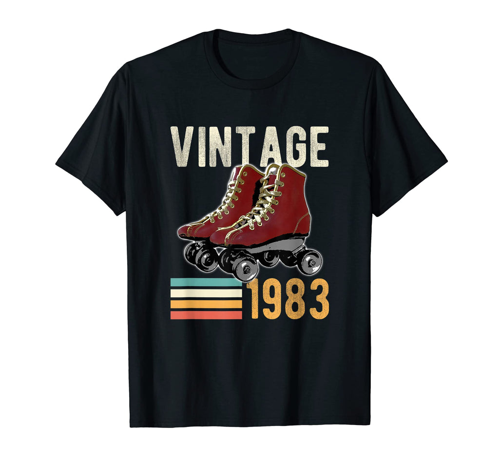 Funny 1983 Roller Skate 39Th Birthday T-Shirt - Unique Graphic for Adults - T-Shirt, Sweatshirt, Hoodie