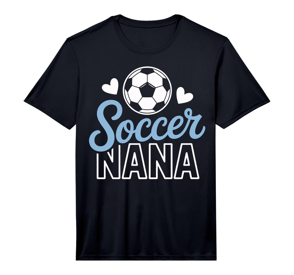 Soccer Nana Proud Grandmas Supporting T-Shirt - Trendy Graphic for Adults - T-Shirt, Sweatshirt, Hoodie