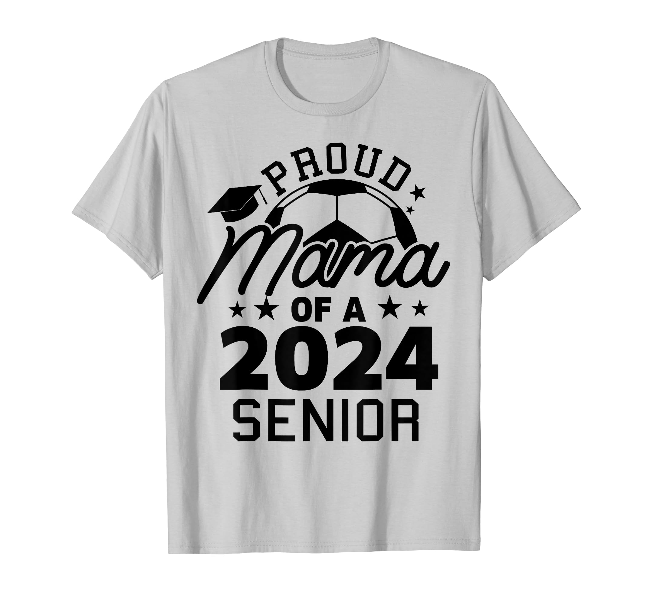 Proud Mama 2024 Senior Soccer T-Shirt - Custom Art Print Men Women - T-Shirt, Sweatshirt, Hoodie