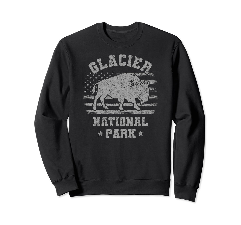 Glacier National Park Us Glacier Sweatshirt - Unique Graphic Men Women - T-Shirt, Sweatshirt, Hoodie