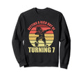 7 Year Old Happy 7Th Birthday Sweatshirt - Streetwear Style Men Women - T-Shirt, Sweatshirt, Hoodie