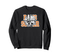 Rams Soccer Mom Game Day Mascot Sweatshirt - Unique Graphic for Adults - T-Shirt, Sweatshirt, Hoodie