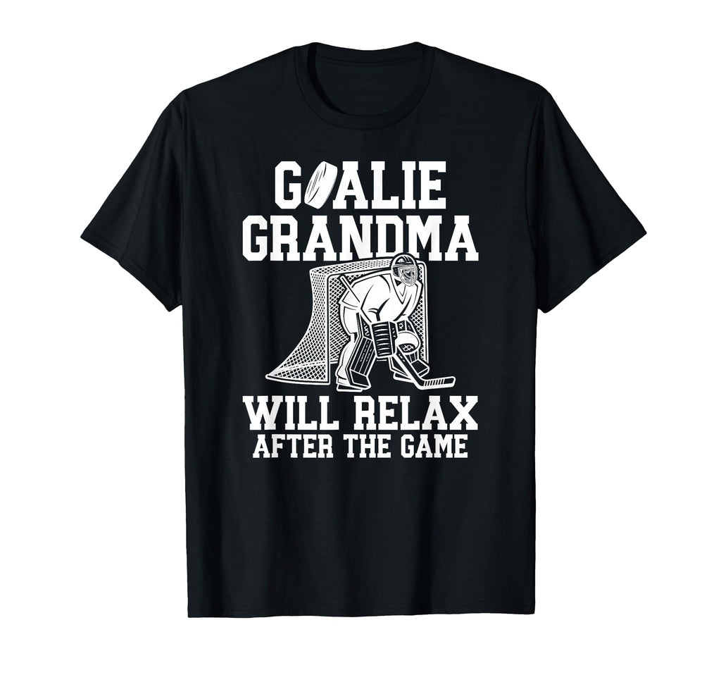 Funny Hockey Goalie Grandma Ice Hockey T-Shirt - Graphic Print Men Women - T-Shirt, Sweatshirt, Hoodie