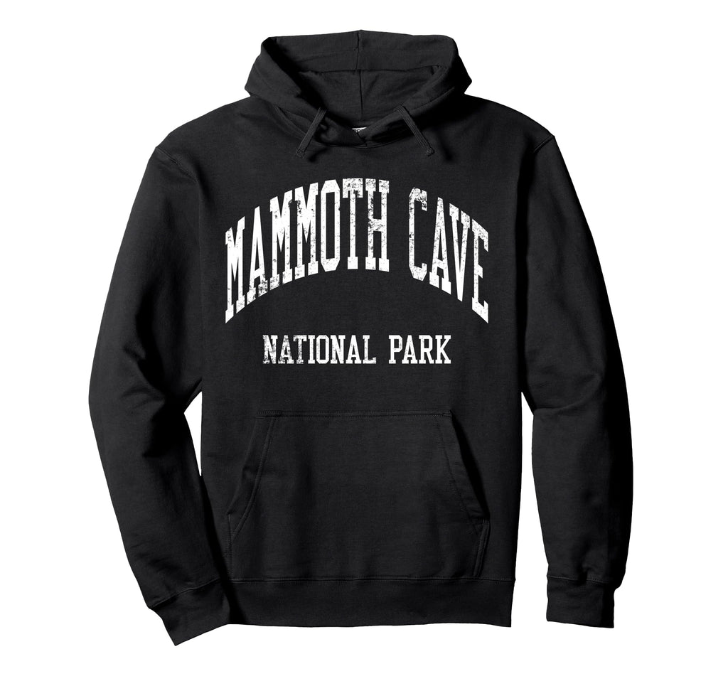 Mammoth Cave National Park 70S College Hoodie - Aesthetic Graphic Unisex - T-Shirt, Sweatshirt, Hoodie