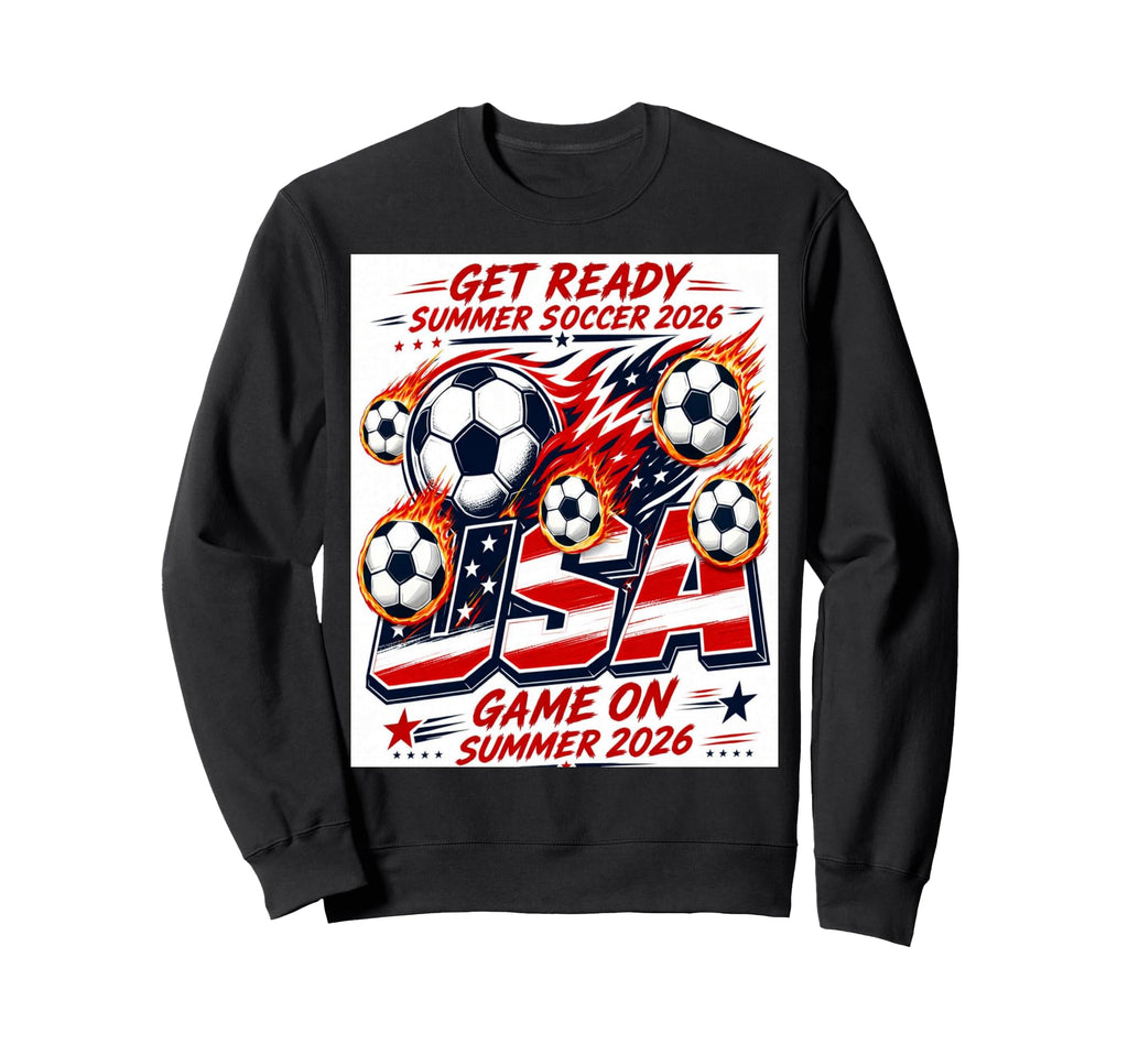Usa Soccer 2026 Game Summer Soccer Sweatshirt - Unique Graphic Unisex - T-Shirt, Sweatshirt, Hoodie