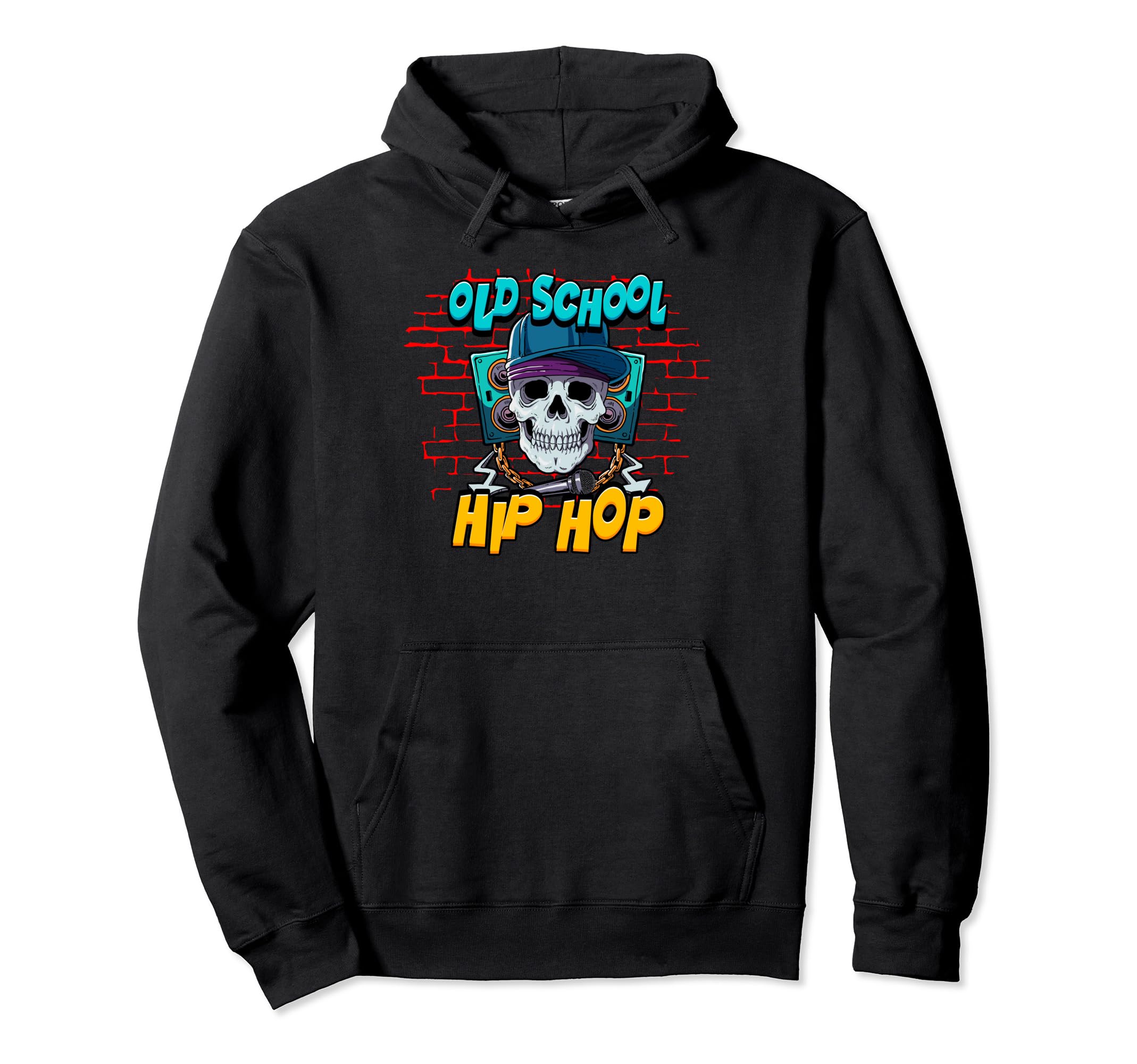 Old School Hip Hop Hoodie - Trendy Graphic Men Women - T-Shirt, Sweatshirt, Hoodie