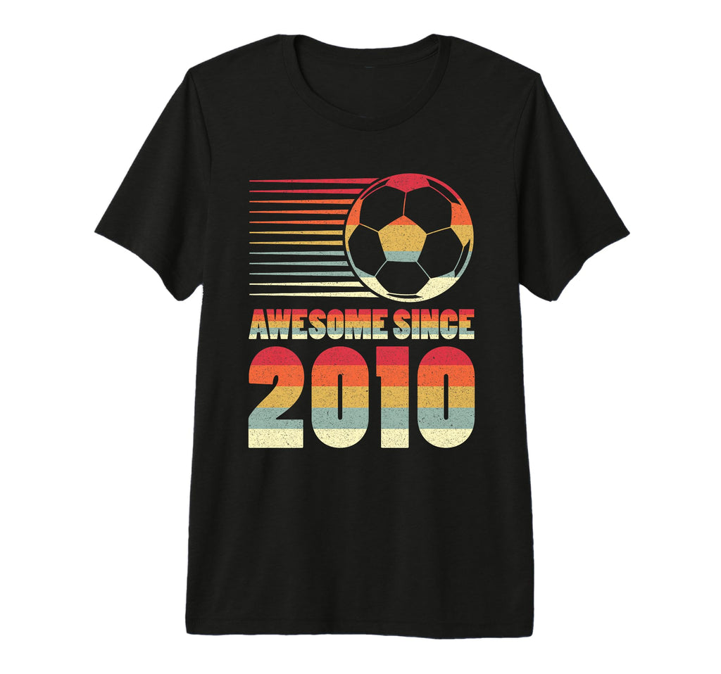 Awesome Since 2010 Soccer 16Th Birthday T-Shirt - Minimalist Print Unisex - T-Shirt, Sweatshirt, Hoodie