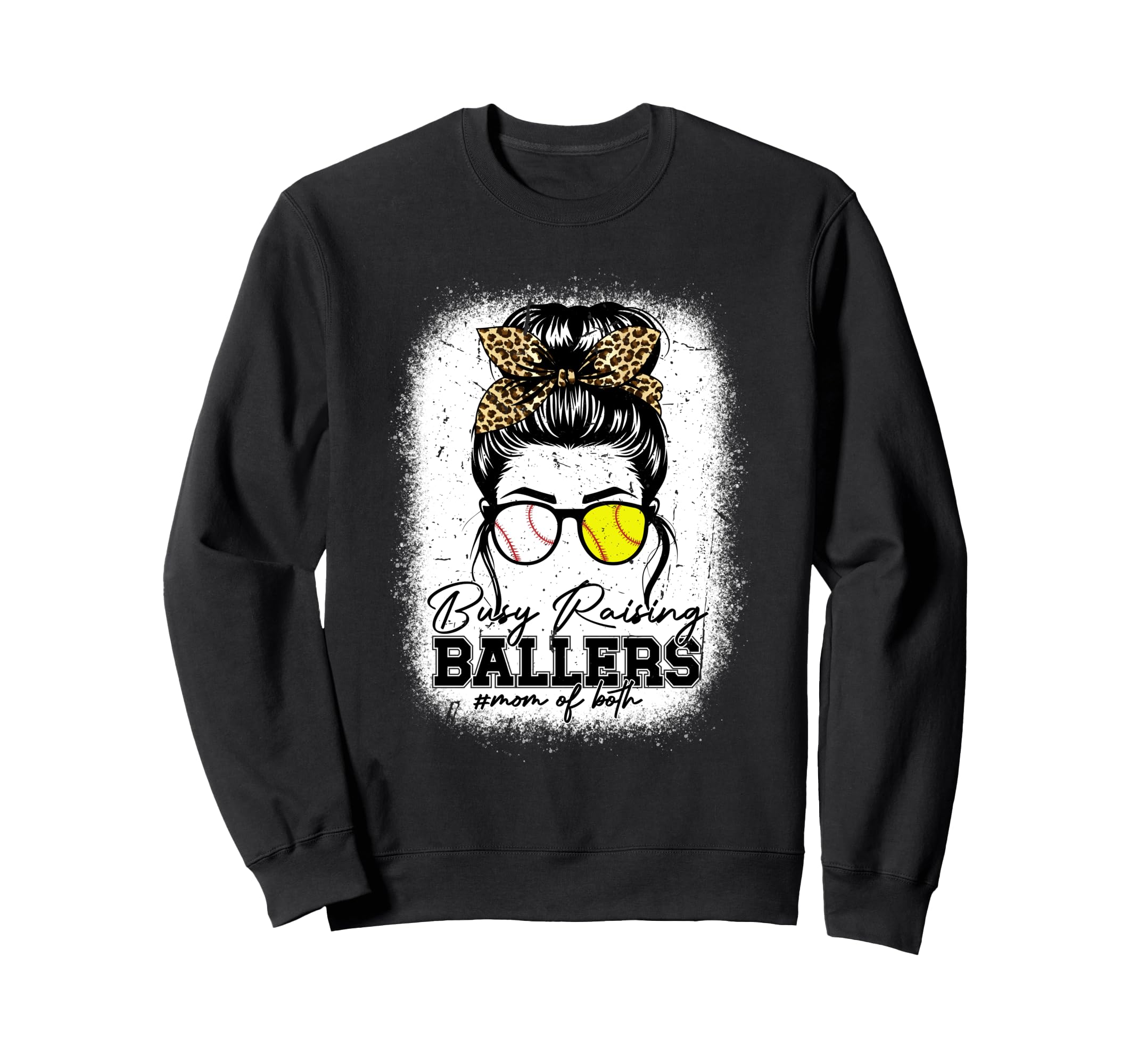 Busy Raising Ballers Baseball Sweatshirt - Casual Everyday Wear for Adults - T-Shirt, Sweatshirt, Hoodie