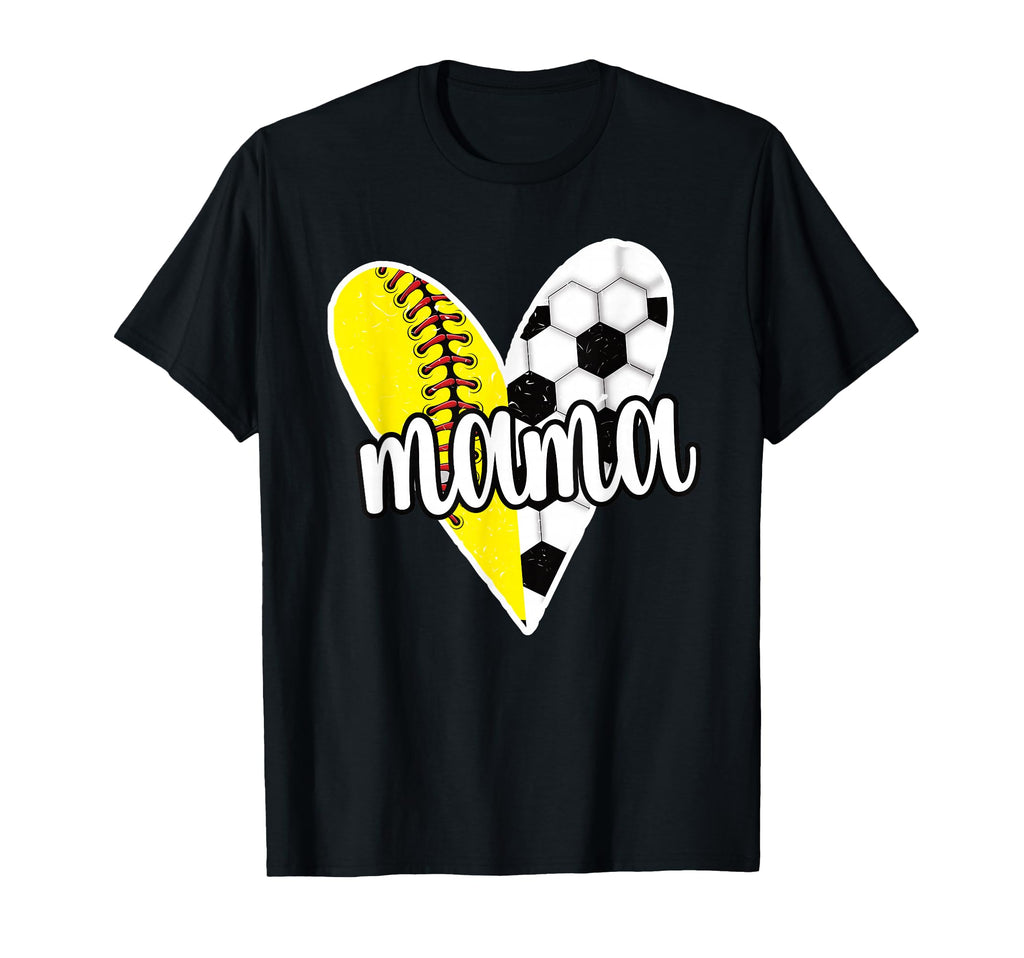 Baller Mama Proud Soccer Softball Player T-Shirt - Custom Art Print Unisex - T-Shirt, Sweatshirt, Hoodie