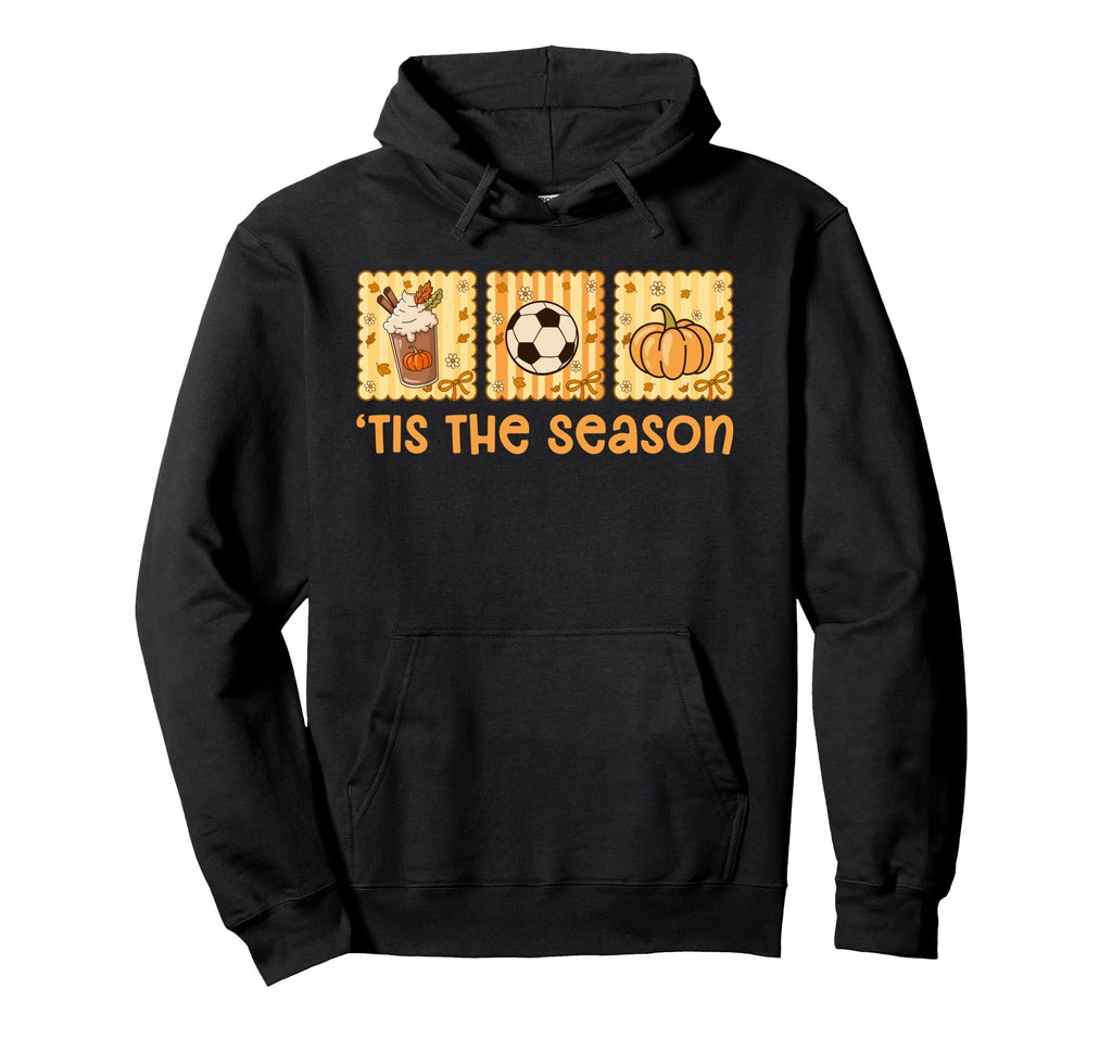 Tis Season Fall Season Pumpkin Spice Hoodie - Minimalist Print Men Women - T-Shirt, Sweatshirt, Hoodie