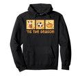 Tis Season Fall Season Pumpkin Spice Hoodie - Minimalist Print Men Women - T-Shirt, Sweatshirt, Hoodie