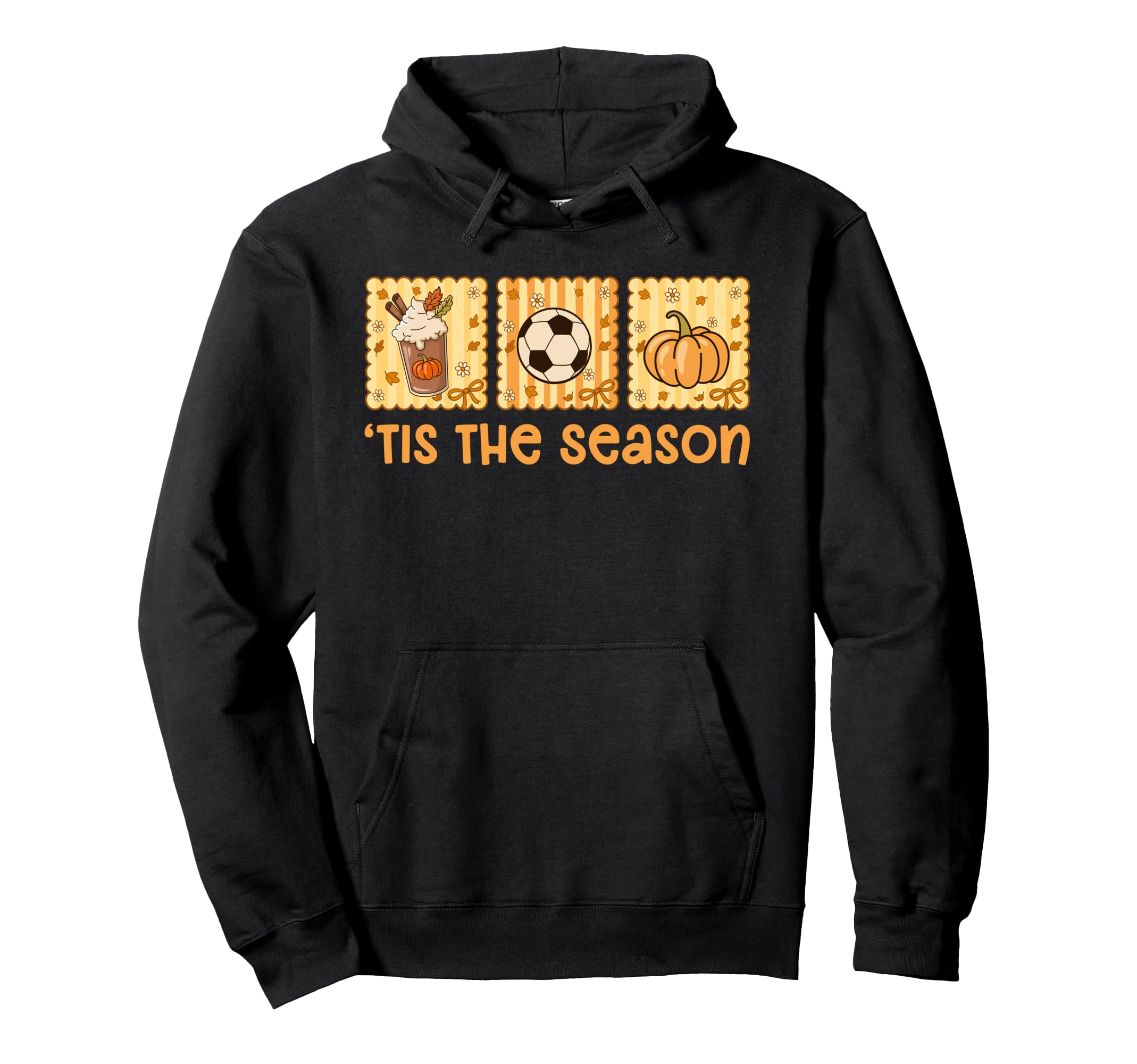 Tis Season Fall Season Pumpkin Spice Hoodie - Minimalist Print Men Women - T-Shirt, Sweatshirt, Hoodie