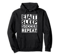 Soccer Player Soccer Lover Coach Eat Hoodie - Custom Art Print Unisex - T-Shirt, Sweatshirt, Hoodie