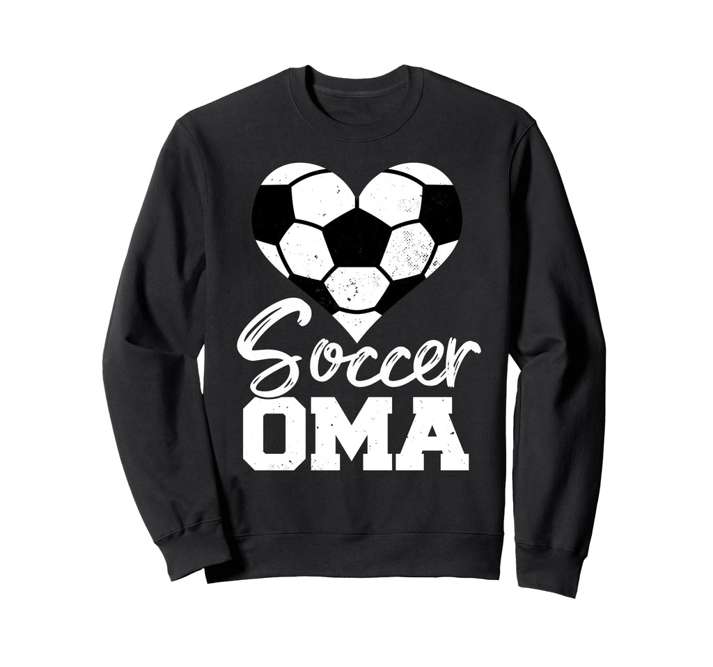 Soccer Oma Heart Funny Heartfelt Love Sweatshirt - Novelty Apparel Unisex - T-Shirt, Sweatshirt, Hoodie