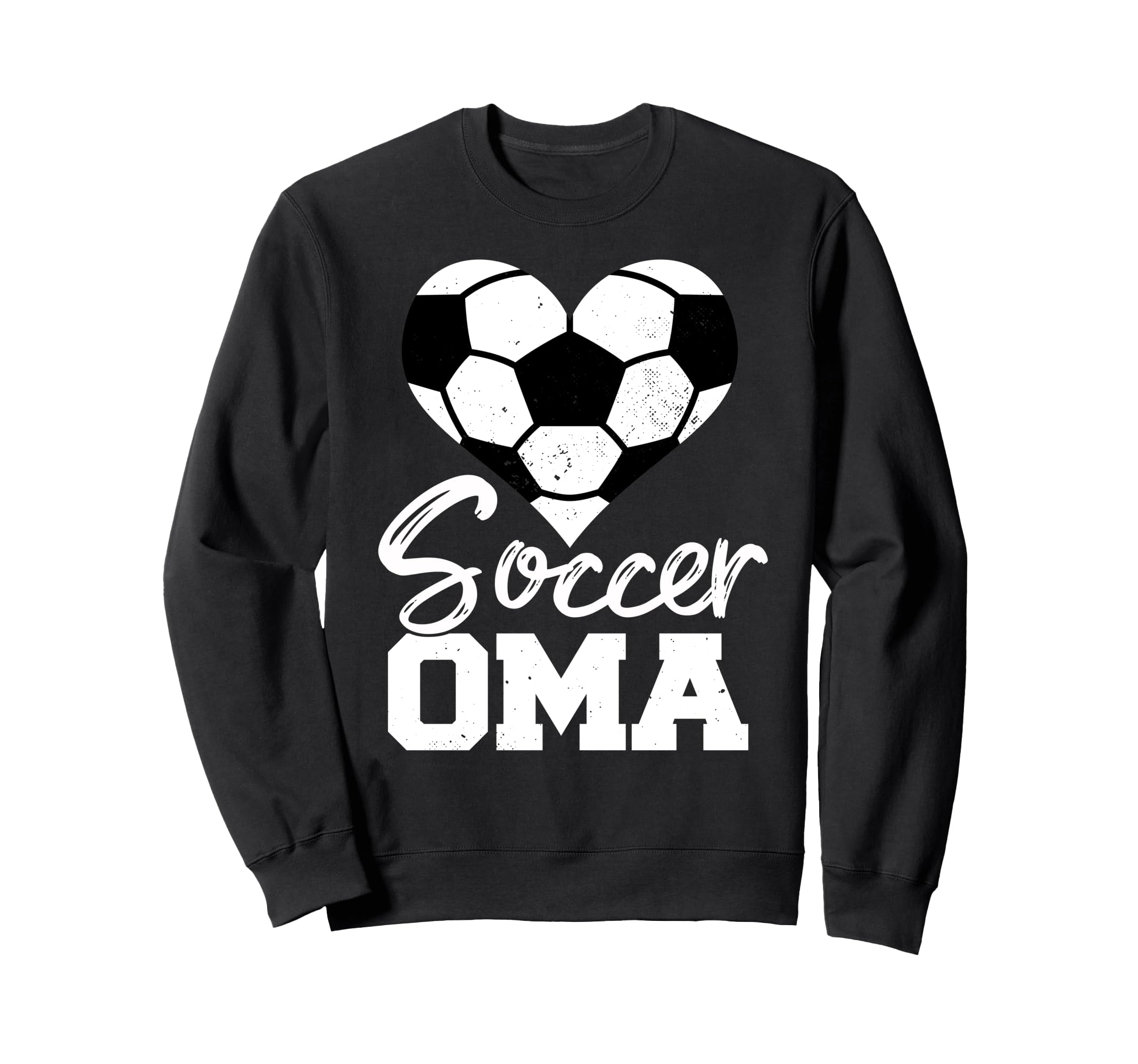 Soccer Oma Heart Funny Heartfelt Love Sweatshirt - Novelty Apparel Unisex - T-Shirt, Sweatshirt, Hoodie