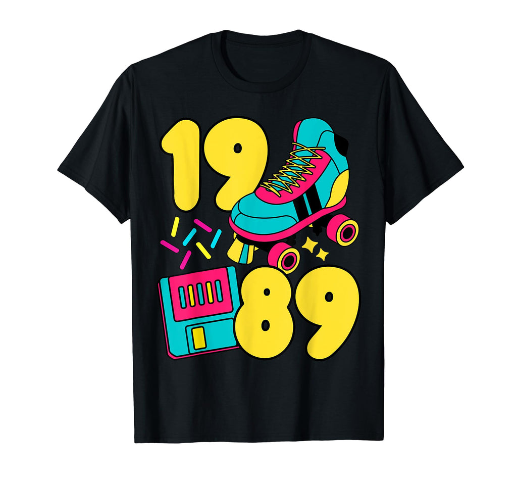 1989 Good Times 80S Tech Candy Roller T-Shirt - Novelty Apparel for Adults - T-Shirt, Sweatshirt, Hoodie