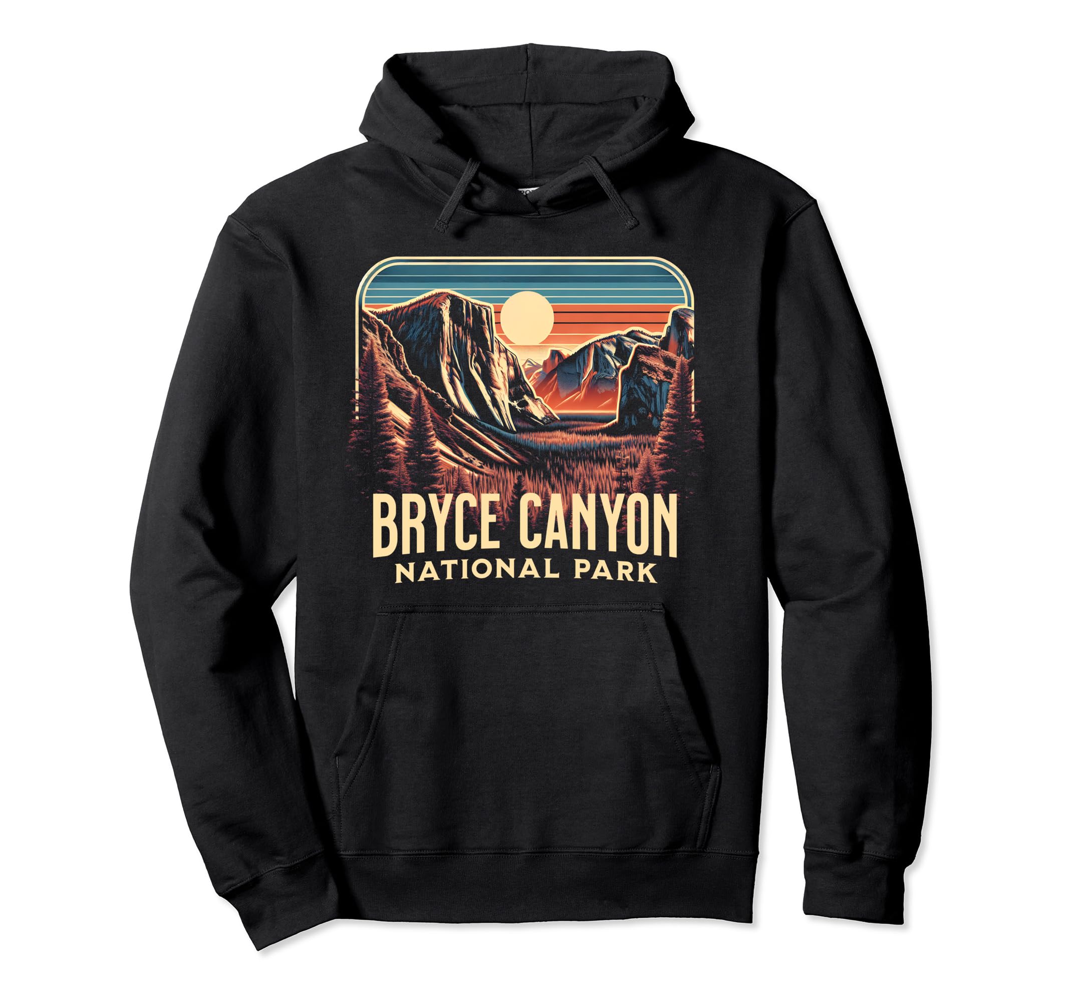 Bryce Canyon National Park Utah Usa Hoodie - Minimalist Print Men Women - T-Shirt, Sweatshirt, Hoodie