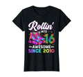 16Th Birthday 16 Year Old Roller Skate T-Shirt - Custom Art Print Unisex - T-Shirt, Sweatshirt, Hoodie
