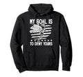 My Goal Is To Deny Yours Lacrosse Goalie Hoodie - Aesthetic Graphic Unisex - T-Shirt, Sweatshirt, Hoodie