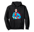 90S Hero Popart Hiphop Star Hoodie - Fun Novelty Design for Adults - T-Shirt, Sweatshirt, Hoodie