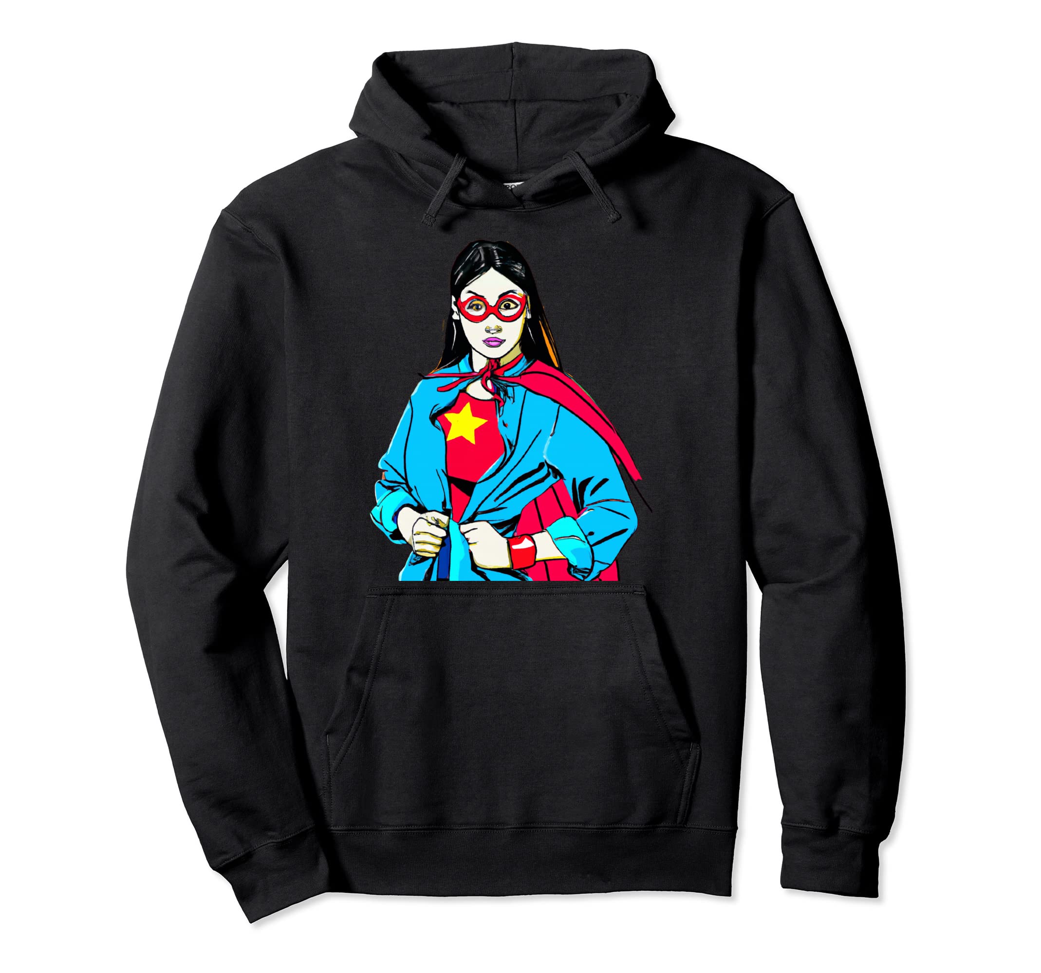 90S Hero Popart Hiphop Star Hoodie - Fun Novelty Design for Adults - T-Shirt, Sweatshirt, Hoodie