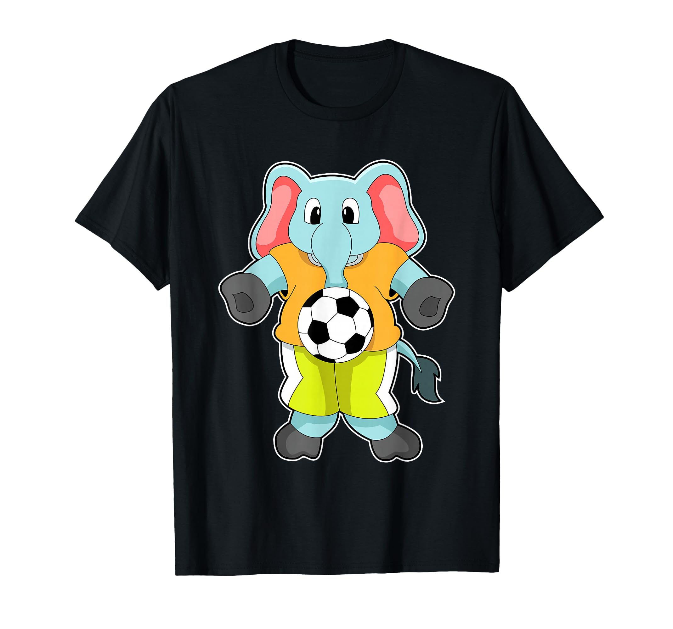 Elephant Soccer Player Soccer Sports T-Shirt - Novelty Apparel Unisex - T-Shirt, Sweatshirt, Hoodie