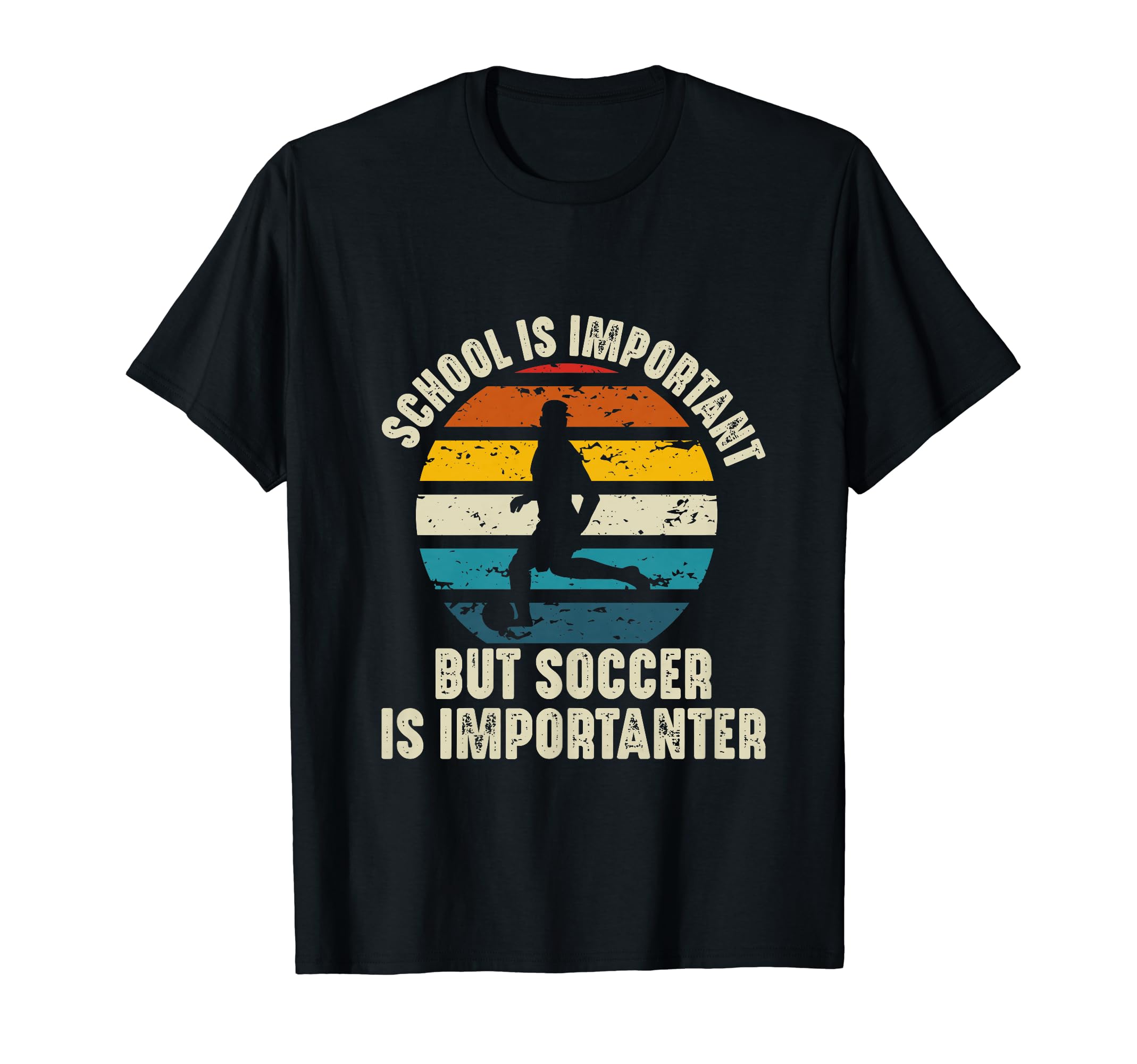 School Is Important But Soccer Is T-Shirt - Trendy Graphic Unisex - T-Shirt, Sweatshirt, Hoodie