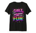 Just Wanna Have Fun 80S Tri Blend T-Shirt - Aesthetic Graphic Unisex - T-Shirt, Sweatshirt, Hoodie