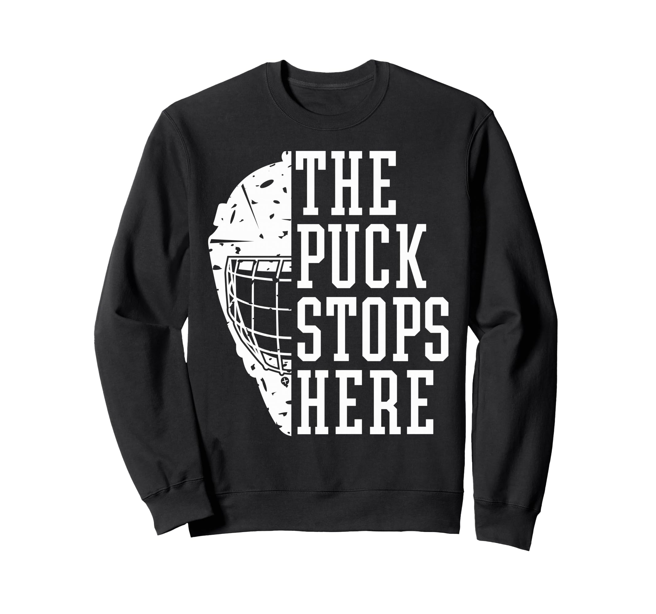 Hockey Goalkeeper Mask Player Outfit Sweatshirt - Unique Graphic Men Women - T-Shirt, Sweatshirt, Hoodie