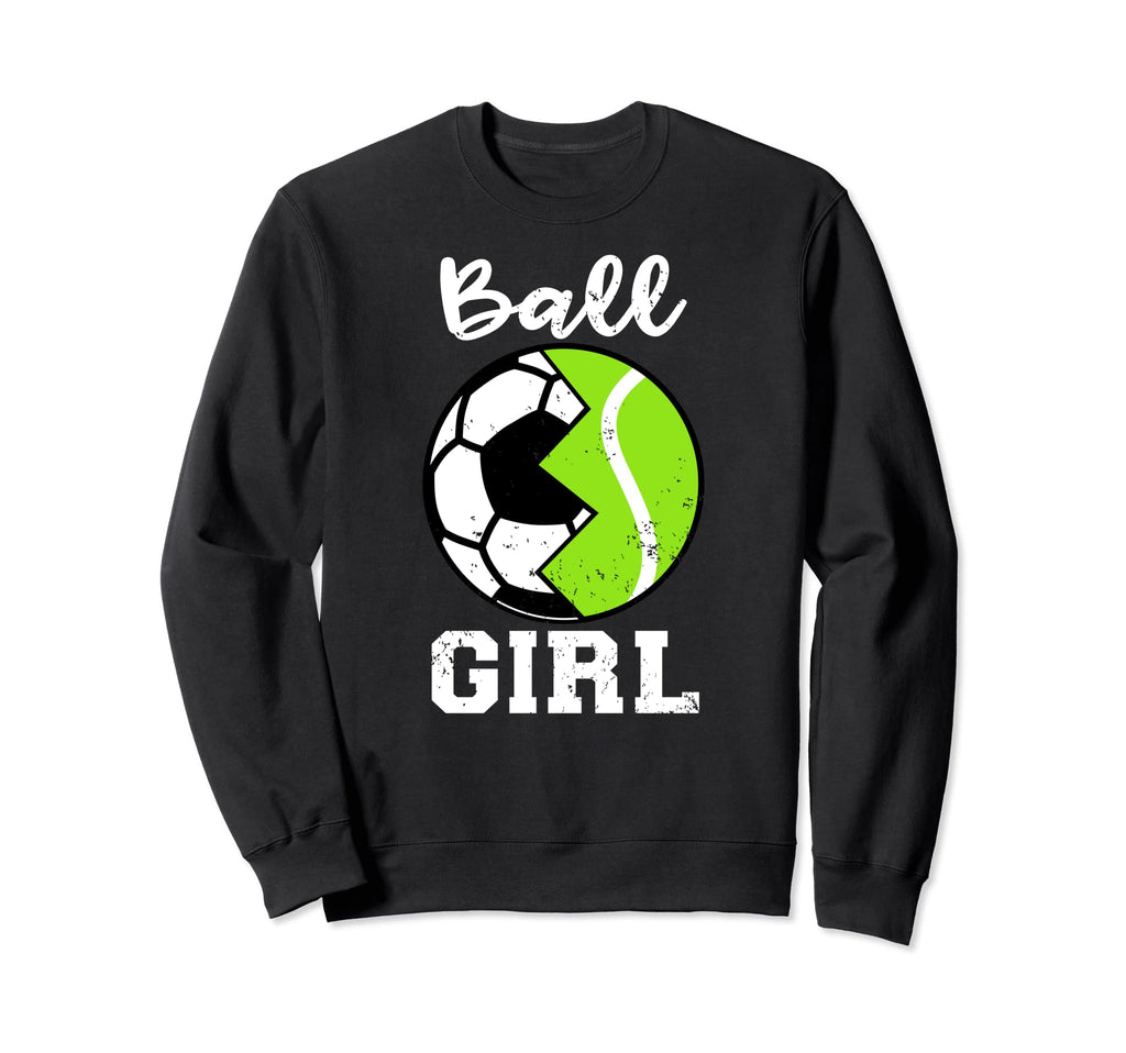 Ball Funny Soccer Tennis Player Sweatshirt - Minimalist Print for Adults - T-Shirt, Sweatshirt, Hoodie