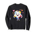 Adorable Soccer Ball Character Colorful Sweatshirt - Trendy Graphic Unisex - T-Shirt, Sweatshirt, Hoodie