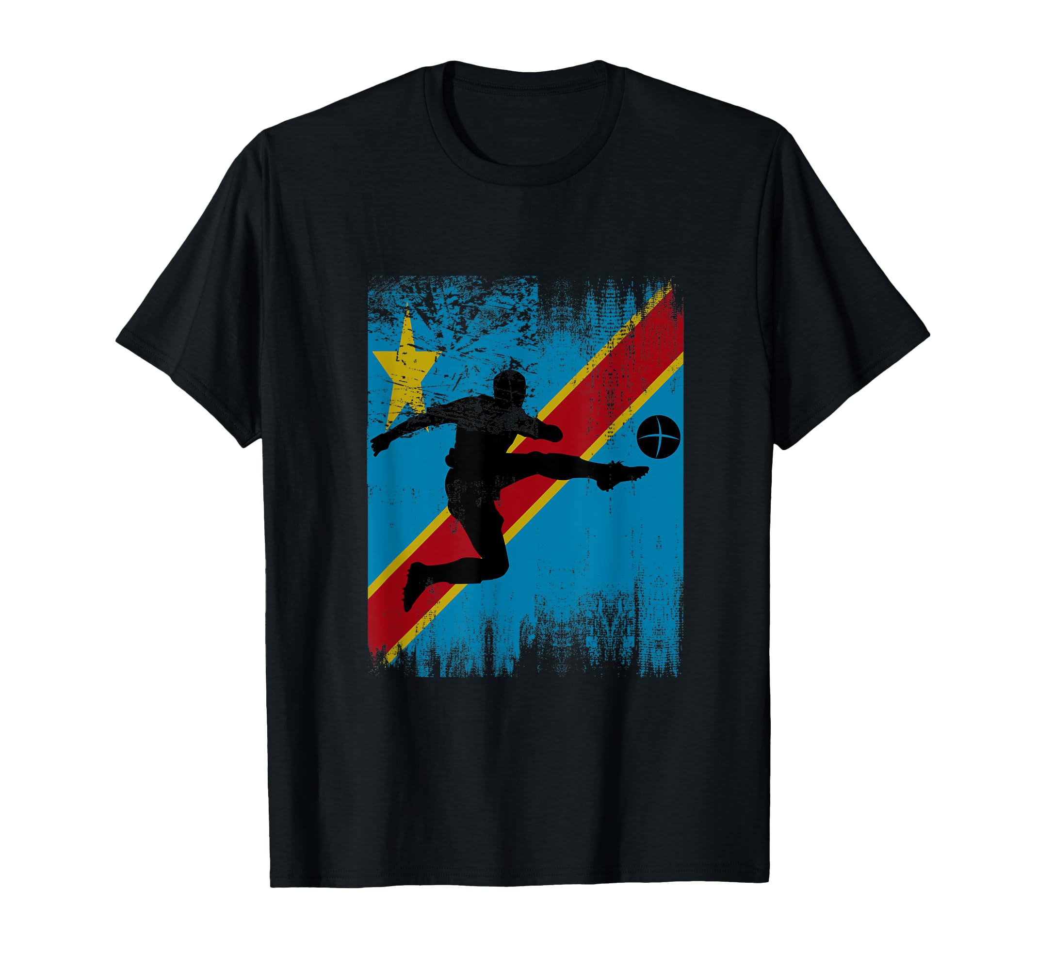 Congo Soccer Congolese Football Congo T-Shirt - Novelty Apparel for Adults - T-Shirt, Sweatshirt, Hoodie