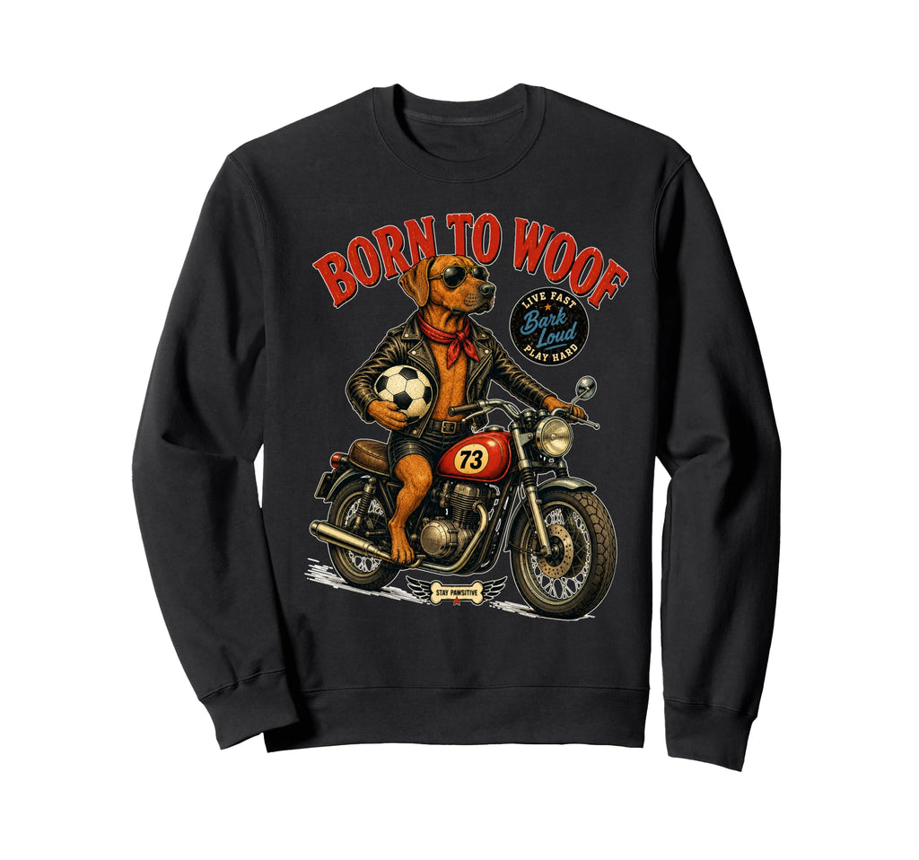 Ridgeback Motorbike Love Footbal Sweatshirt - Streetwear Style Men Women - T-Shirt, Sweatshirt, Hoodie