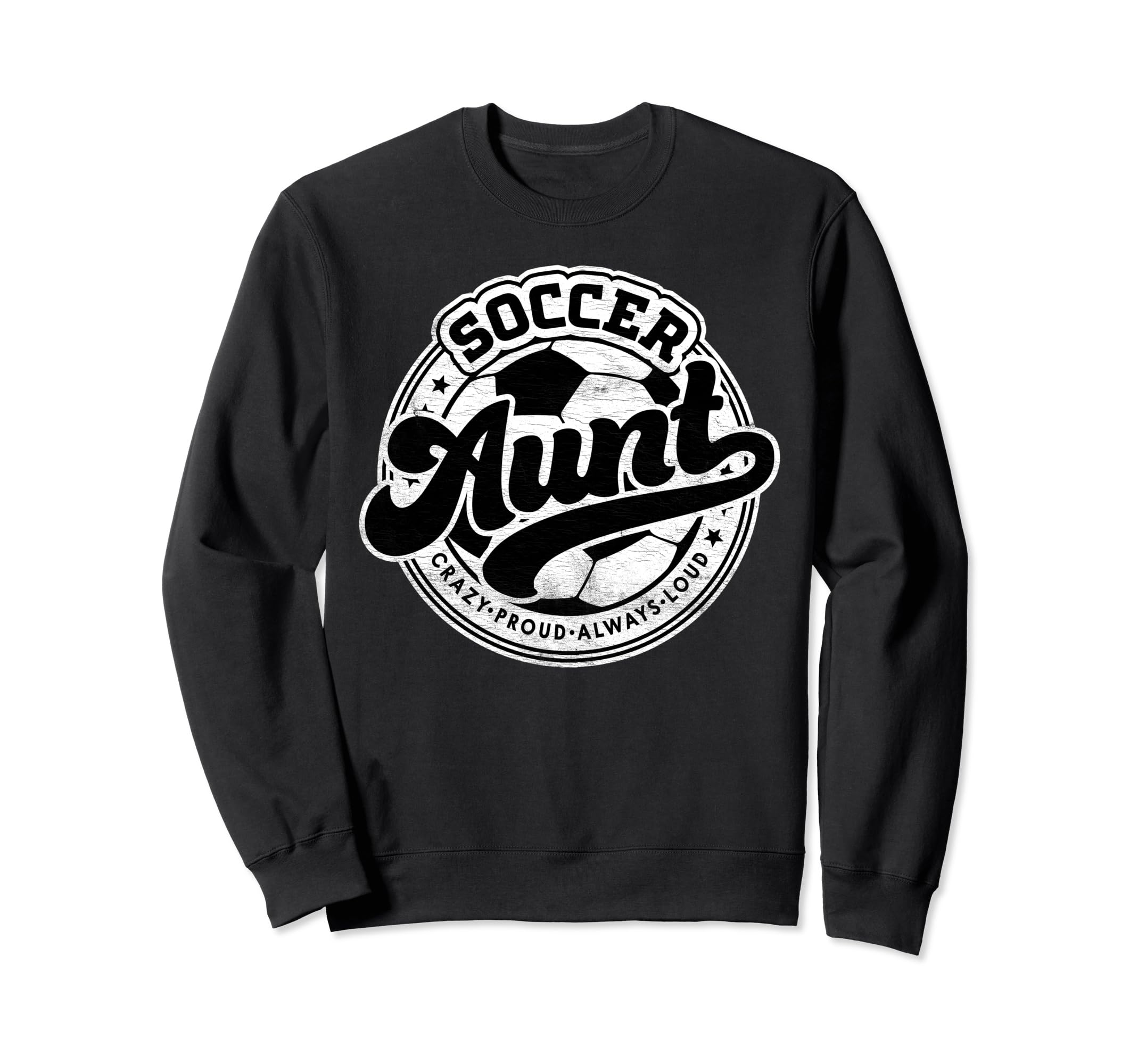 Soccer Aunt Family Matching Sweatshirt - Casual Everyday Wear Men Women - T-Shirt, Sweatshirt, Hoodie
