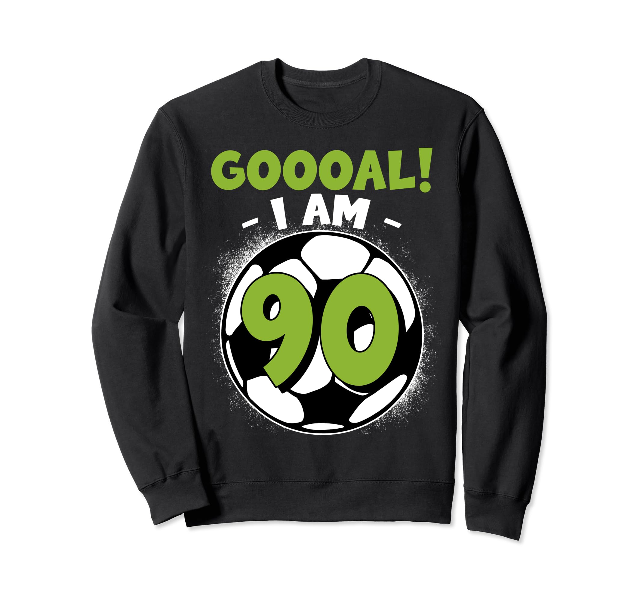 90 Year Old Birthday Soccer Themed Sweatshirt - Minimalist Print Unisex - T-Shirt, Sweatshirt, Hoodie