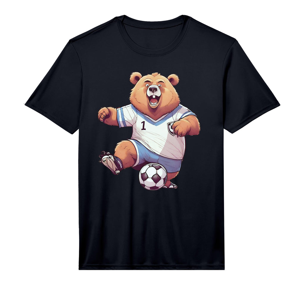 Funny Football Soccer Player Coach Teddy T-Shirt - Graphic Print Unisex - T-Shirt, Sweatshirt, Hoodie