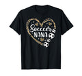 Leopard Soccer Nana Grandma Heart Nana T-Shirt - Novelty Apparel Unisex - T-Shirt, Sweatshirt, Hoodie