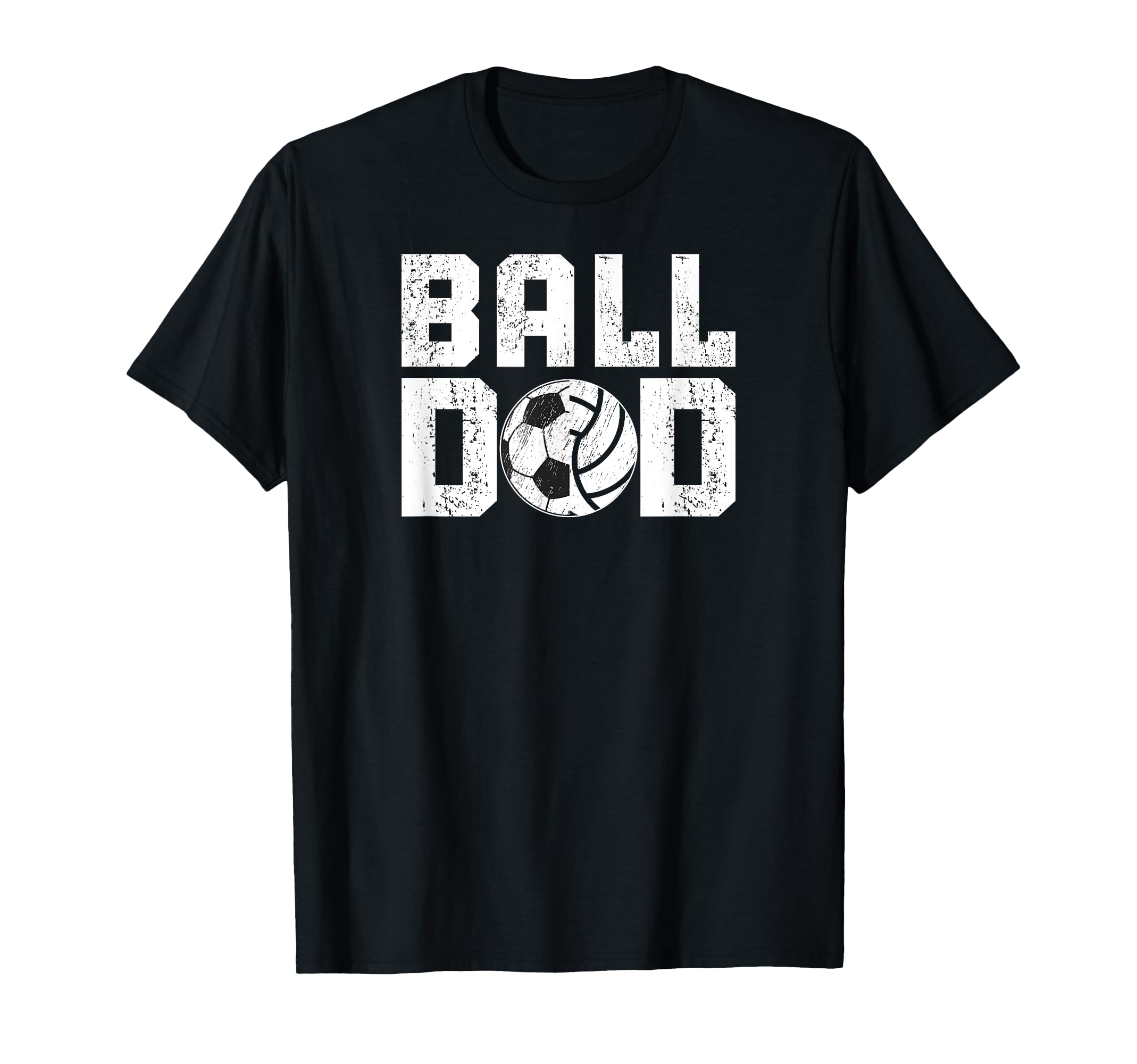 Ball Dad Soccer Volleyball Dad Ballers T-Shirt - Custom Art Print Unisex - T-Shirt, Sweatshirt, Hoodie
