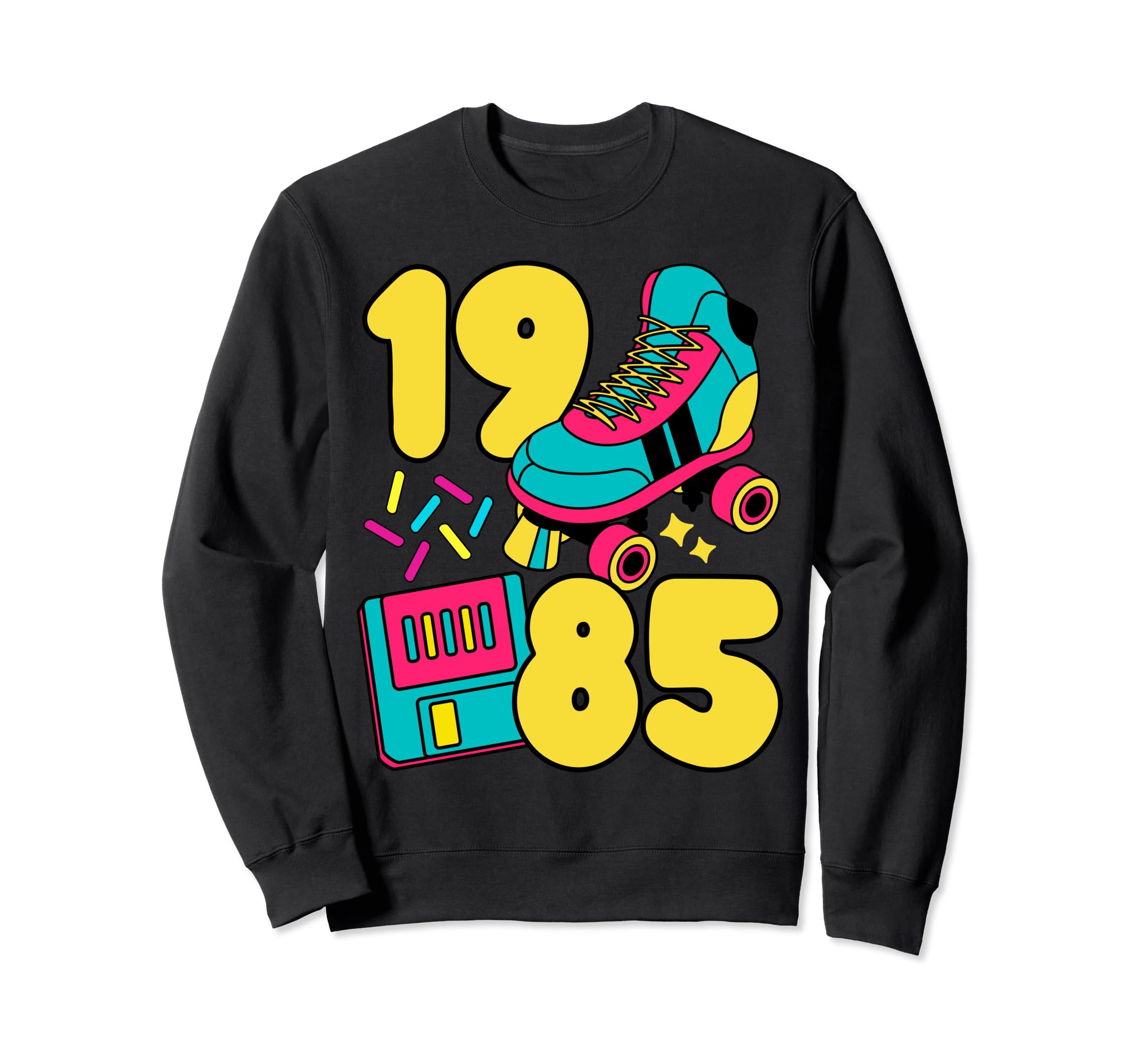 1985 Good Times 80S Tech Candy Sweatshirt - Aesthetic Graphic Men Women - T-Shirt, Sweatshirt, Hoodie