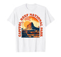 Capitol Reef National Park Utah 80S Vieb T-Shirt - Unique Graphic Men Women - T-Shirt, Sweatshirt, Hoodie