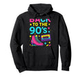 Back To 90S Rollerskate Nostalgia Hoodie - Fun Novelty Design for Adults - T-Shirt, Sweatshirt, Hoodie