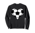 Soccer Heart Funny Soccer Player Mom Sweatshirt - Graphic Print for Adults - T-Shirt, Sweatshirt, Hoodie